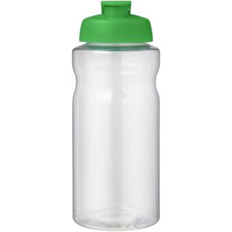 H2O Active® Big Base 1 litre flip lid sport bottle Green