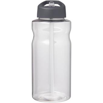 H2O Active® Big Base 1L Sportflasche mit Ausgussdeckel Grau