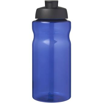 H2O Active® Eco Big Base 1L Sportflasche mit Klappdeckel, blau Blau,schwarz