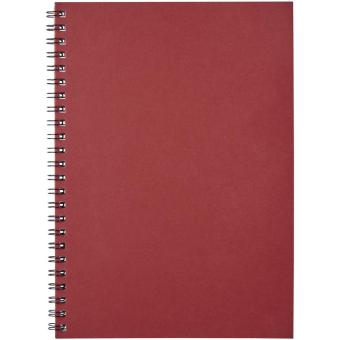 Desk-Mate® A5 colour spiral notebook Red