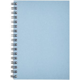 Desk-Mate® A6 farbiges Notizbuch mit Spiralbindung Hellblau