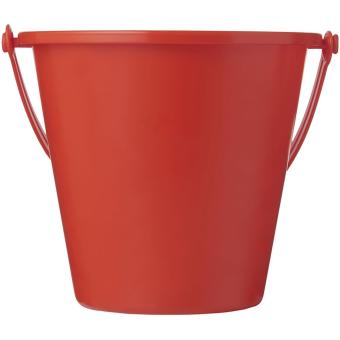 Tides recycled beach bucket and spade Red