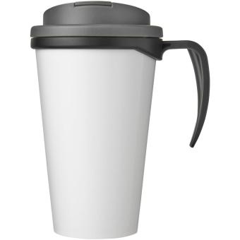 Brite-Americano® Grande 350 ml mug with spill-proof lid Black/silver