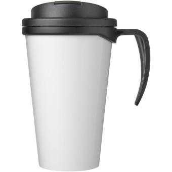 Brite-Americano® Grande 350 ml mug with spill-proof lid Black/black