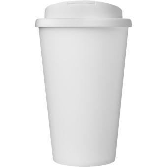 Americano® Eco 350 ml recycled tumbler with spill-proof lid White
