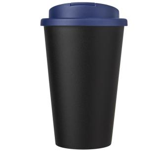 Americano® Eco 350 ml recycled tumbler with spill-proof lid, blue Blue,black