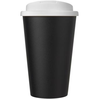 Americano® Eco 350 ml recycled tumbler with spill-proof lid White/black