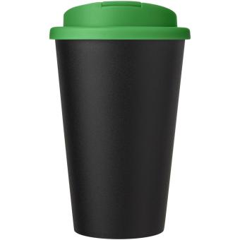 Americano® Eco 350 ml recycled tumbler with spill-proof lid, green Green, black