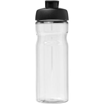 H2O Active® Base Tritan™ 650 ml flip lid sport bottle Transparent black