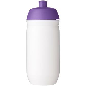 HydroFlex™ 500 ml squeezy sport bottle, purple Purple,white