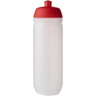HydroFlex™ Clear 750 ml squeezy sport bottle Red