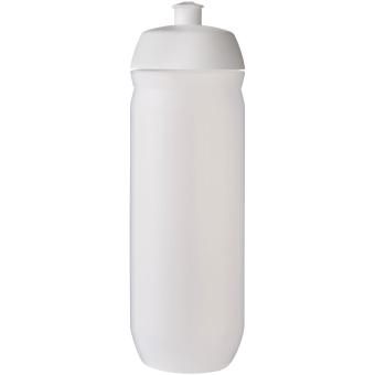 HydroFlex™ Clear 750 ml squeezy sport bottle White