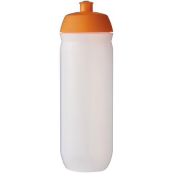 HydroFlex™ Clear 750 ml squeezy sport bottle Orange