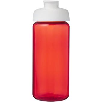 H2O Active® Octave Tritan™ 600-ml-Sportflasche mit Klappdeckel Rot/weiß