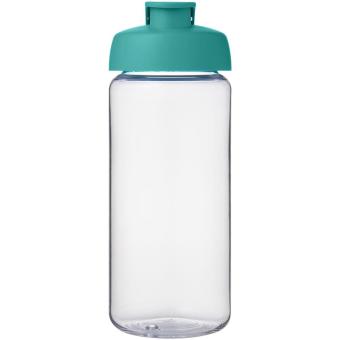 H2O Active® Octave Tritan™ 600-ml-Sportflasche mit Klappdeckel Transparent hellblau