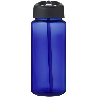 H2O Active® Octave Tritan™ 600 ml Sportflasche mit Ausgussdeckel, blau Blau,schwarz