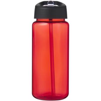 H2O Active® Octave Tritan™ 600 ml spout lid sport bottle Red/black
