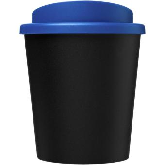 Americano® Espresso Eco 250 ml recycelter Isolierbecher, schwarz Schwarz, Mid Blue