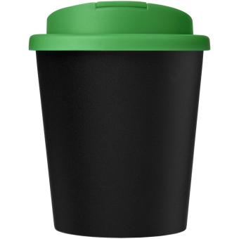 Americano® Espresso Eco 250 ml recycelter Isolierbecher mit auslaufsicherem Deckel Schwarz/grün