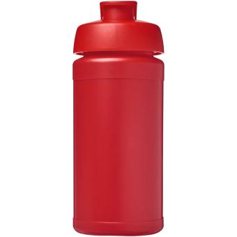 Baseline 500 ml recycled sport bottle with flip lid Red