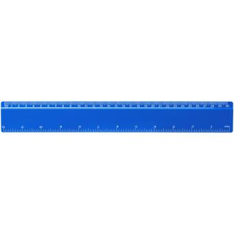 Refari 30 cm recycled plastic ruler Aztec blue