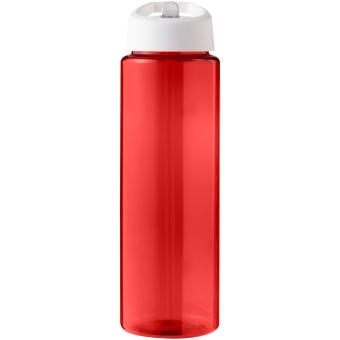 H2O Active® Eco Vibe 850 ml Sportflasche mit Ausgussdeckel Rot/weiß