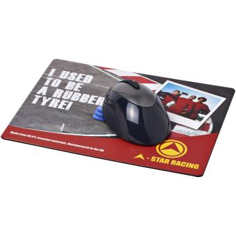 Brite-Mat® mouse mat with tyre material Black