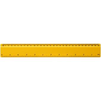 Renzo 30 cm plastic ruler Yellow