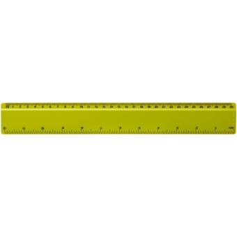 Renzo 30 cm plastic ruler Lime