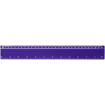 Renzo 30 cm plastic ruler Lila
