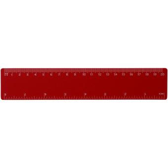 Rothko 20 cm plastic ruler Red