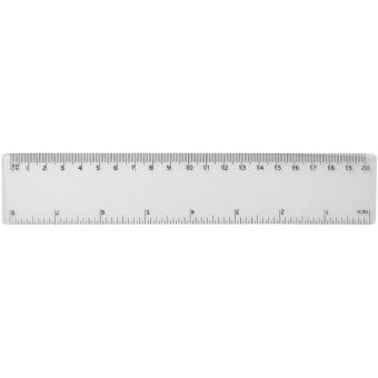 Rothko 20 cm plastic ruler Transparent