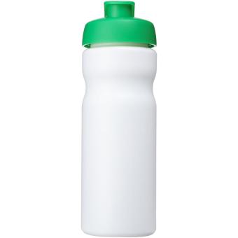 Baseline® Plus 650 ml flip lid sport bottle White/green