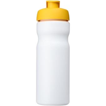Baseline® Plus 650 ml flip lid sport bottle White/yellow