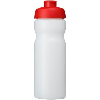 Baseline® Plus 650 ml flip lid sport bottle Transparent red