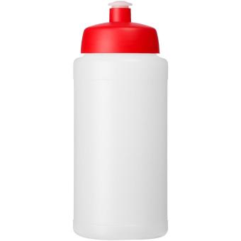 Baseline® Plus 500 ml Flasche mit Sportdeckel Transparent rot