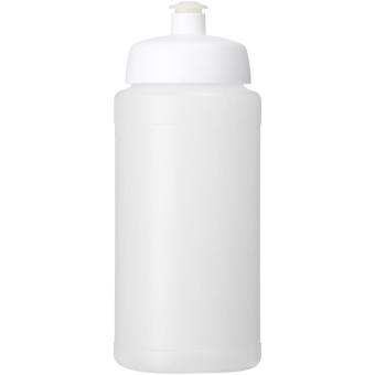 Baseline® Plus 500 ml Flasche mit Sportdeckel Transparent weiß