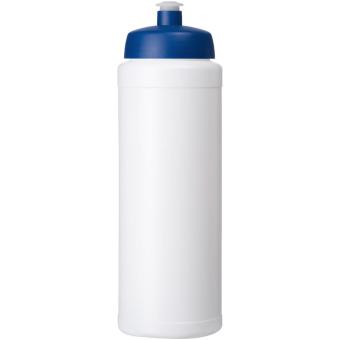 Baseline® Plus grip 750 ml Sportflasche mit Sportdeckel Weiß/blau