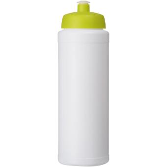Baseline® Plus grip 750 ml Sportflasche mit Sportdeckel, weiß Weiß, lindgrün