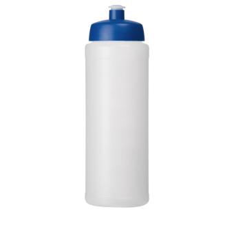 Baseline® Plus grip 750 ml Sportflasche mit Sportdeckel Transparent blau