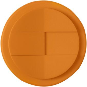 Brite-Americano® 350 ml tumbler with spill-proof lid White/orange