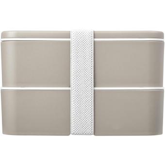 MIYO POP 700 + 700 ml doppelschichtige Lunchbox Sandstone