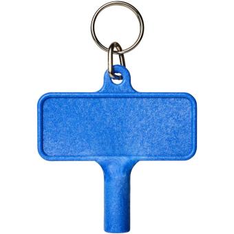 Largo plastic radiator key with keychain Aztec blue