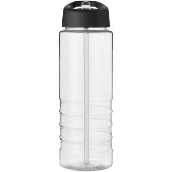 H2O Active® Treble 750 ml spout lid sport bottle Transparent black