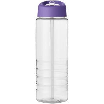 H2O Active® Treble 750 ml Sportflasche mit Ausgussdeckel Transparent lila