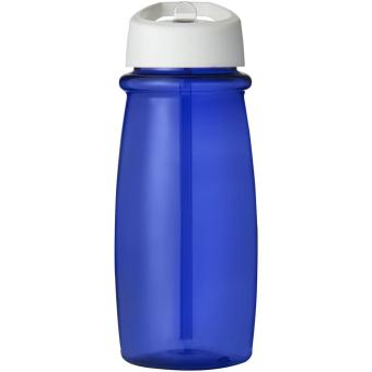 H2O Active® Pulse 600 ml Sportflasche mit Ausgussdeckel Blau/weiß