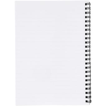 Desk-Mate® A4 Notizbuch mit Kunststoff Cover und Spiralbindung Weiß/schwarz