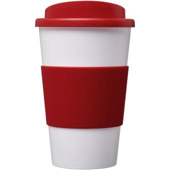 Americano® 350 ml insulated tumbler with grip Red/white