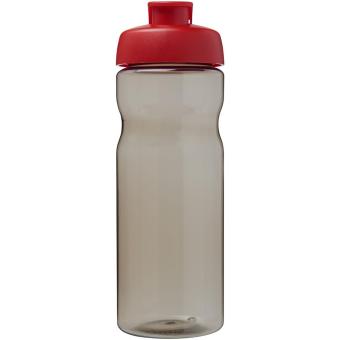 H2O Active® Eco Base 650 ml Sportflasche mit Klappdeckel, rot Rot,kohle