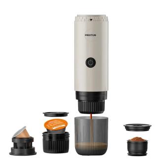 Prixton Roma portable coffee maker Cream